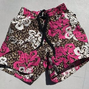 Hawaiian Cheetah Print Shorts